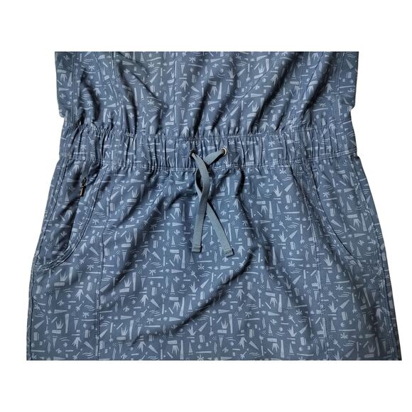 Patagonia Women's Fleetwith Sleeveless Cross Back Blue Dress Size S - Picture 5 of 12